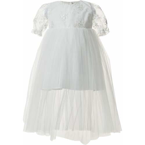 Платье Андерсен, нарядное, размер 86, экрю