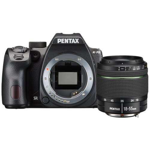 фото Фотоаппарат pentax k-70 kit черный smc da 18-55mm f/3.5-5.6 al wr