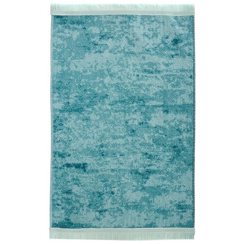 Коврик для ванной 60х100см универсальный бирюзовый