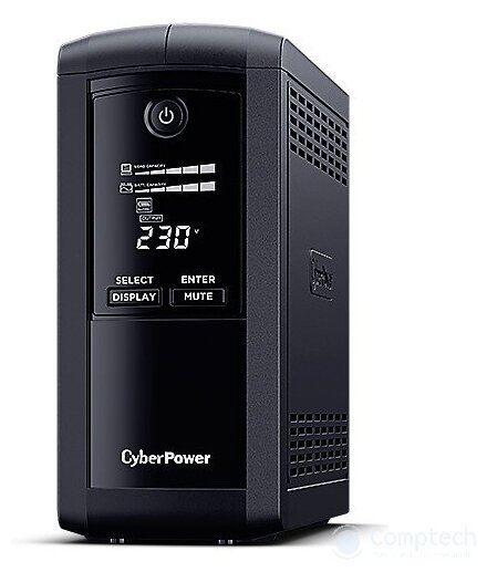 UPS CyberPower VP1000EILCD {1000VA 550W USB RS-232 RJ11 45 (6 IEC С13)}