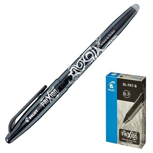 Купить Ручка гелевая стираемая Pilot Frixion, узел 0.7 мм, чернила черные, нет бренда