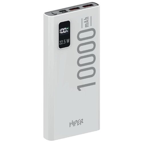 Мобильный аккумулятор Hiper EP 10000 10000mAh 3A QC PD 2xUSB черный EP 10000 BLACK мобильный аккумулятор hiper ep 20000 20000mah qc pd 3a черный ep 20000 black