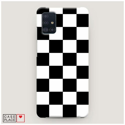 фото Чехол пластиковый samsung galaxy a51 шахматная доска case place