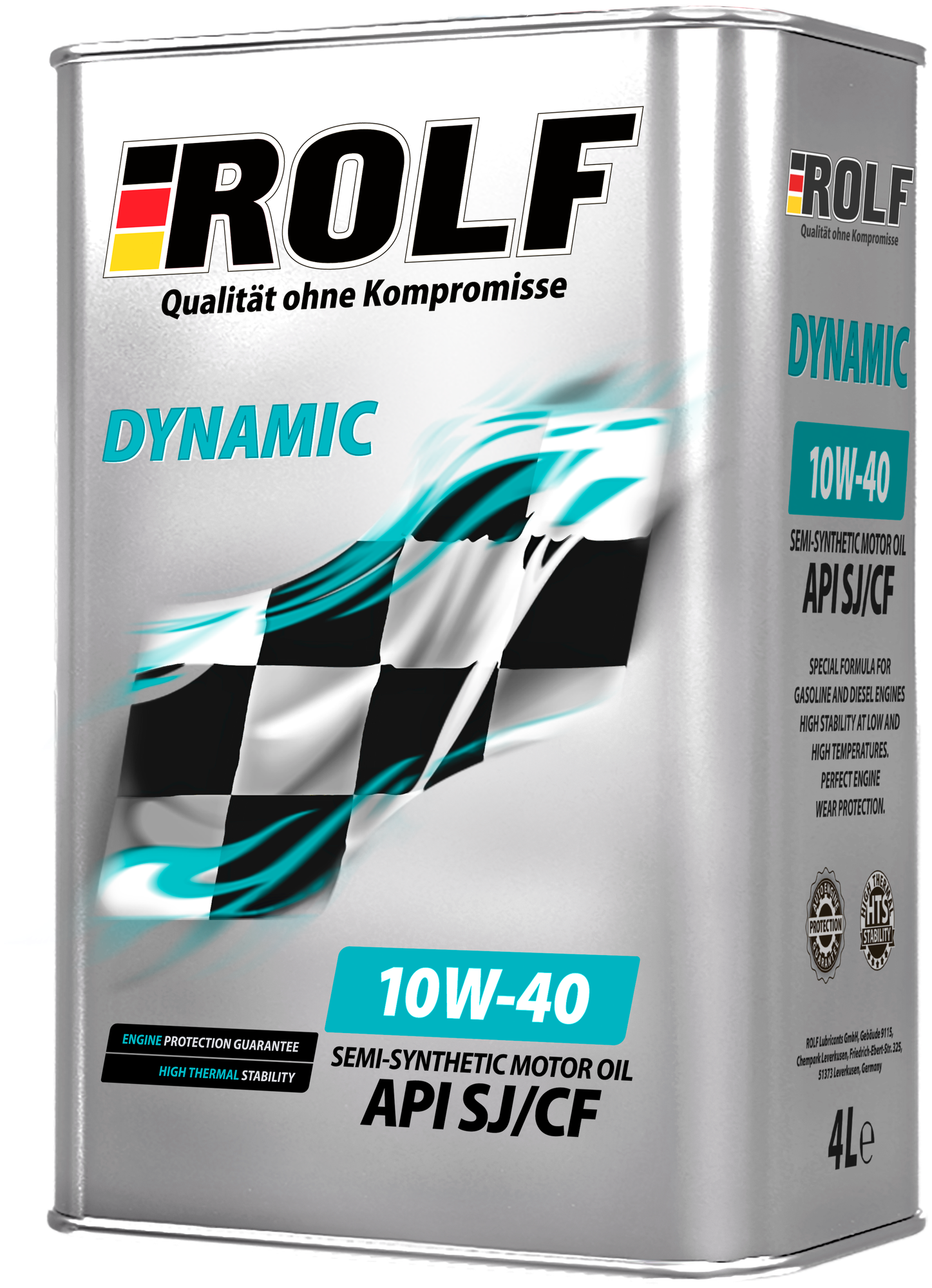 ROLF Масло Rolf Dynamic 10w-40 П/С Api Sj/Cf 4л 322230