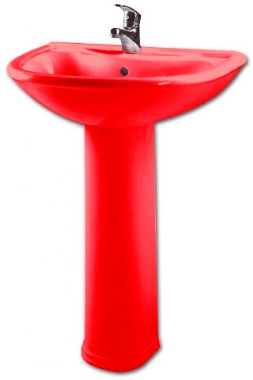 фото Раковина Оскольская керамика Престиж 45160100102 63 красная