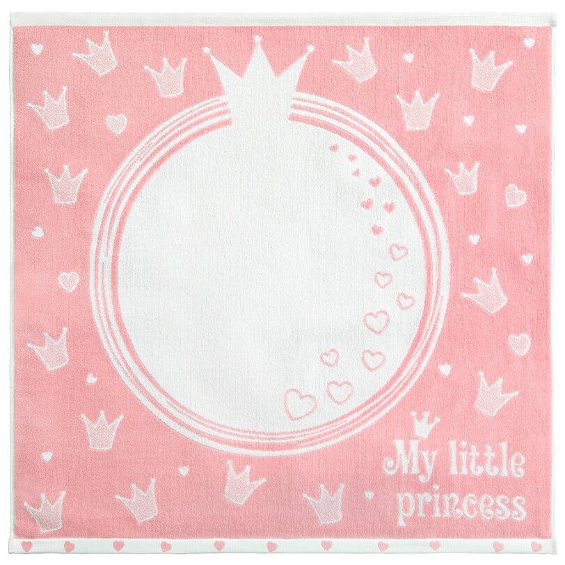 Детское махровое полотенце LOVEME "My little princess" 100х100см - фотография № 9