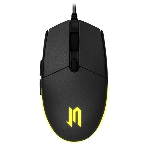 Проводная мышь Jet A OM-U55 LED чёрная 800120016002400dpi 5 кнопок LED-подсветка USB 80600₽