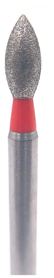 Бор алмазный Ecoline E 368, бутон, под турбинный наконечник, D 1.6 мм, красный
