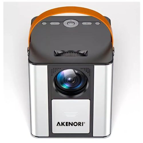 Проектор мультимедийный Wi-Fi Akenori LED-888P Miracast, кино проектор, проектор для фильмов, мини проектор