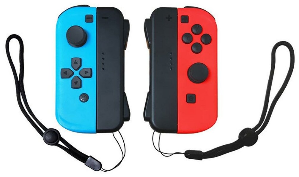 Набор DOBE из 2-х контроллеров Joy-Con Неоновый красный/Неоновый синий (Switch) TNS-1810