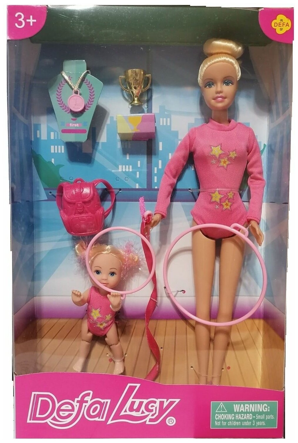 Кукла Defa Lucy. 29 и 10 см. Гимнастки