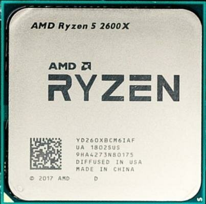 Процессор AMD Ryzen 5 2600X AM4 6 x 3600 МГц