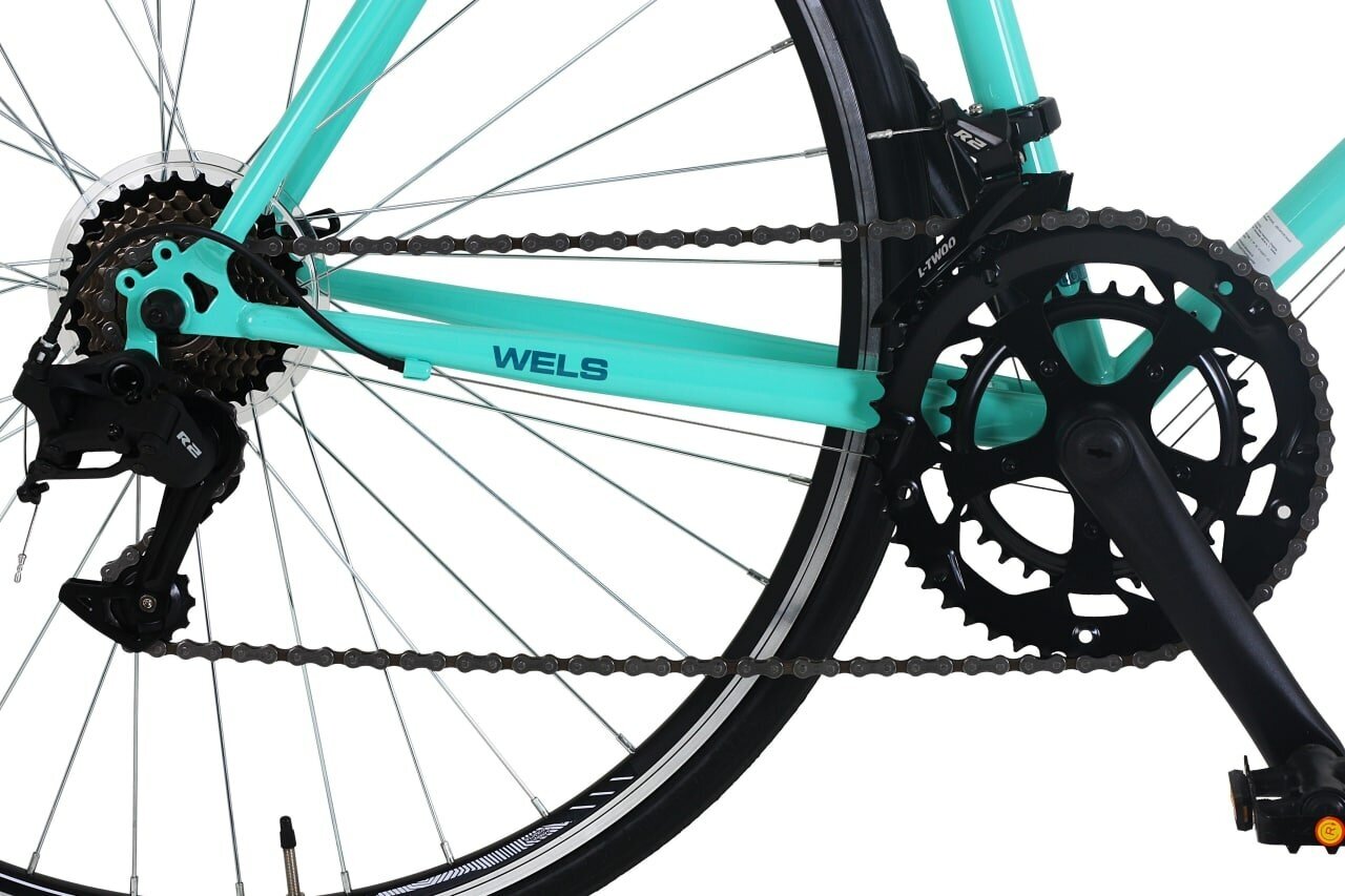 Велосипед Wels Roady (700C, мятный, 500 мм, 14 ск, 2023)