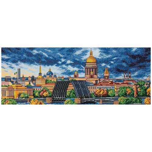 фото Набор для вышивания panna "утренний питер" 36.5x14 см