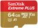Карта памяти SanDisk Extreme microSDXC Class 10 UHS Class 3 V30 A...