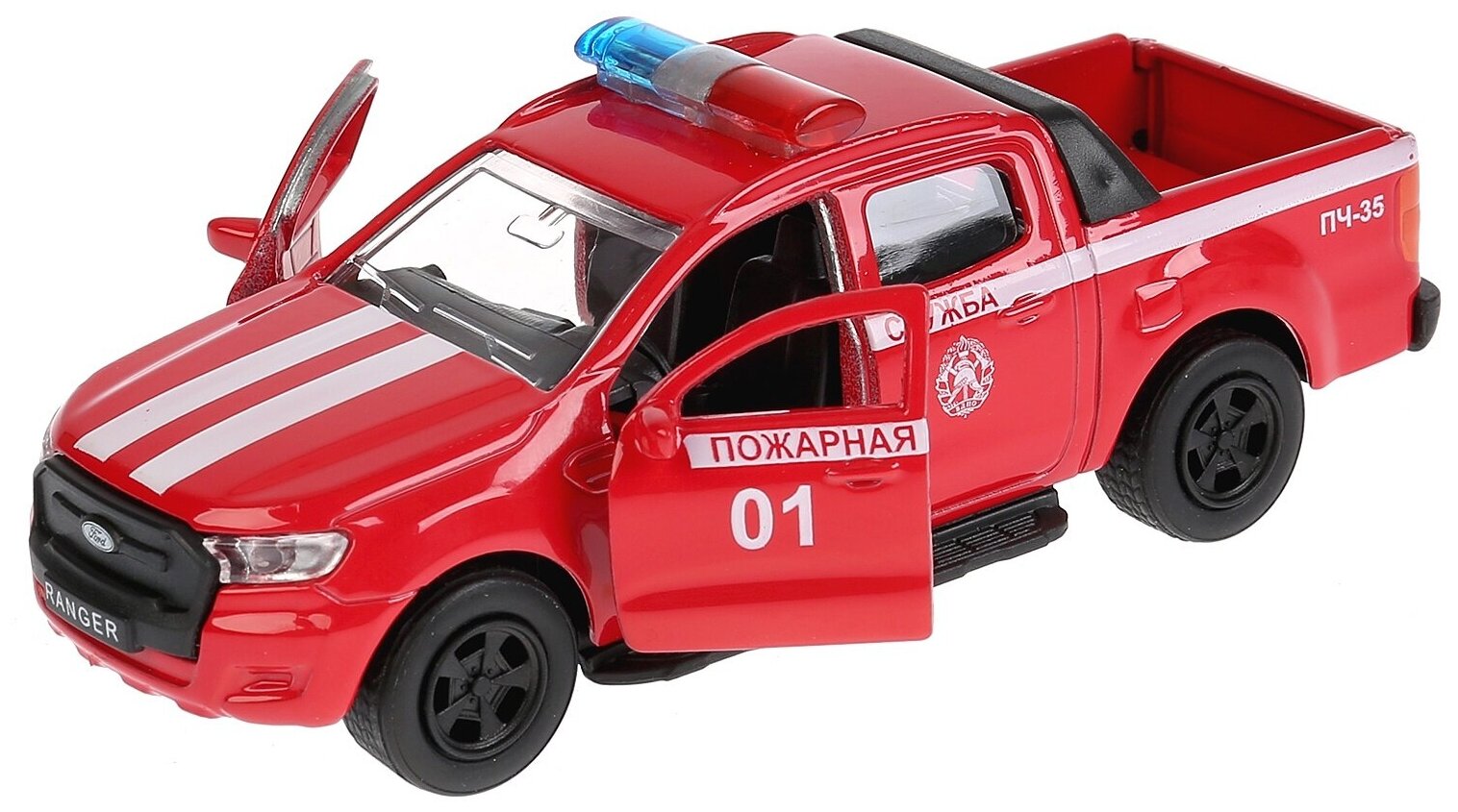 Внедорожник ТЕХНОПАРК Ford Ranger (SB-18-09-FR-F) 1:32 12 см