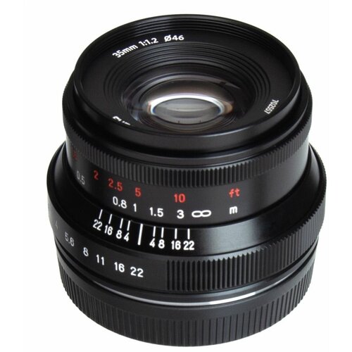 Объектив 7artisans 35mm F12 II Sony E черный 950000₽