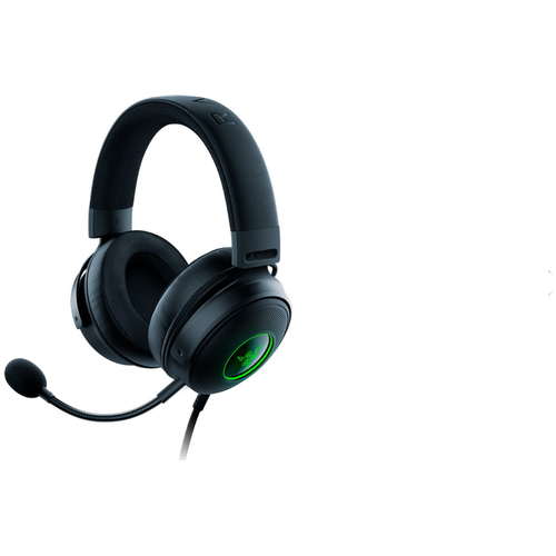 Гарнитура Razer, игровая гарнитура, наушники,с подсветкой логотипа, чёрные