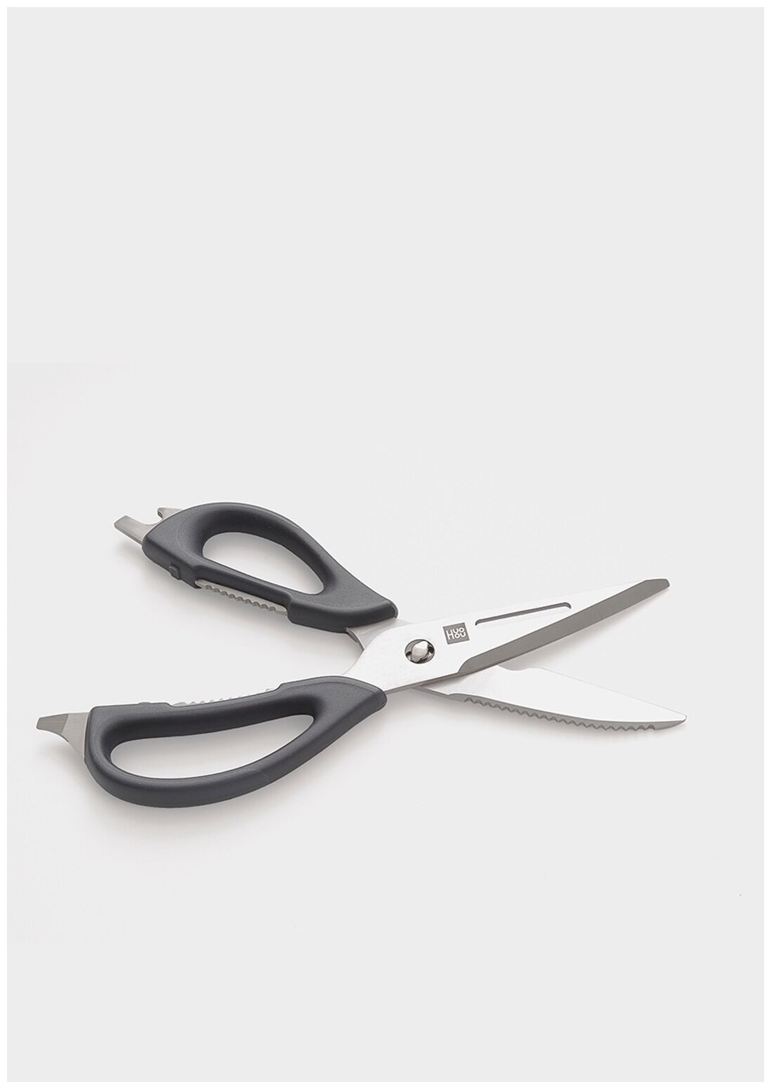 Многофункциональные кухонные ножницы HuoHou Versatile Kitchen Scissors (HU0062 Black RUS), русская версия!!!, серебристые - фотография № 2