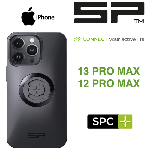 Чехол бампер противоударный SP Connect PHONE CASE SPC+ 52646 для iPhone 13 Pro Max/iPhone 12 Pro Max, с креплением, тонкий, черный