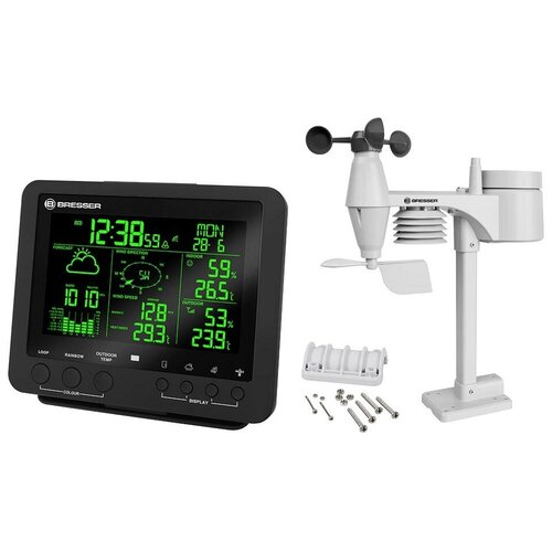 Метеостанция Bresser 5 в 1 с цветным дисплеем чёрная 3733600₽