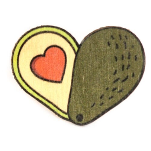 Значок Авокадо сердце