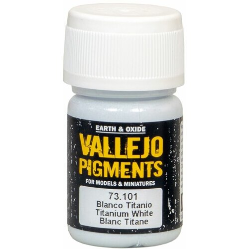 Краска Vallejo серии Pigments - Titanium White 73101 (35 мл)