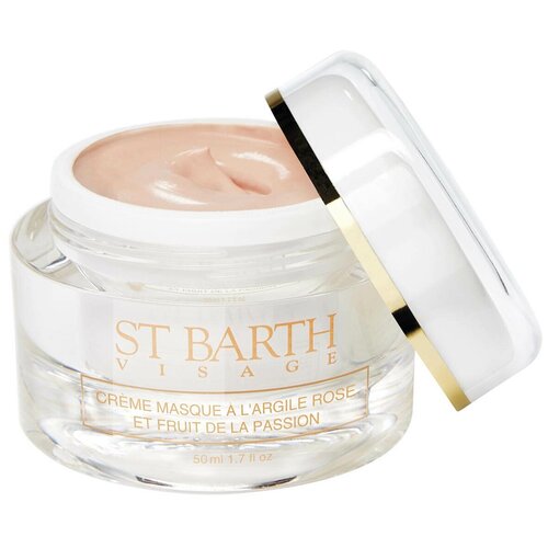 Ligne St Barth Крем-маска с розовой глиной и экстрактом маракуйи Cream Mask With Pink Clay and Passion Fruit 50 мл. крем маска c зеленой глиной и экстрактом ананаса ligne st barth cream mask with green clay and pineapple 50 мл