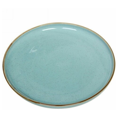 Тарелка керамическая 25*3 см для дома праздника десертная красивая посуда керамика сервировка