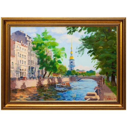 фото Картина маслом "крюков канал" ильин русская живопись