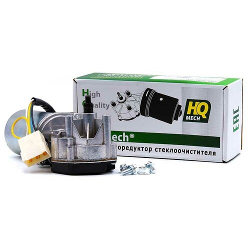 Мотор стеклоочистителя HQ-842, моторедуктор передний ВАЗ-2110, вал 10 мм, 2110-3730000, 842.3730