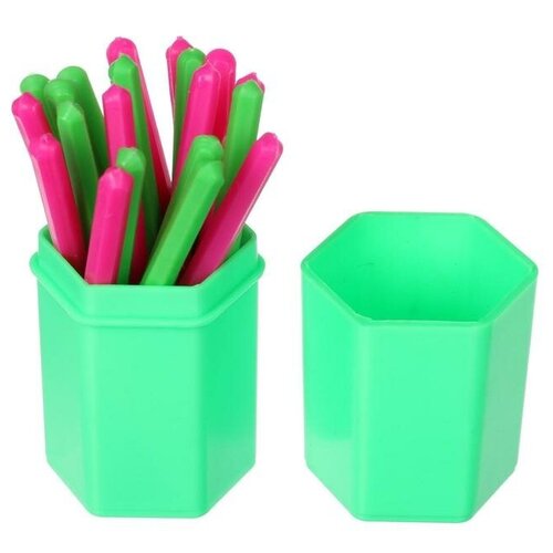 Набор счётные палочки, 20 штук 6-и гранных флуоресцентных, РСЧ20 4328394