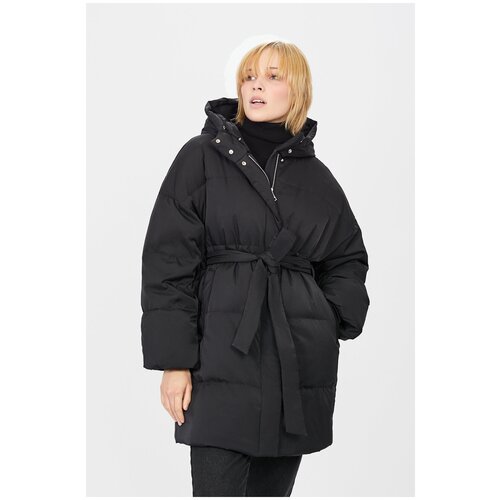 фото Пуховик baon женский, модель: b001533, цвет: black, размер: xs
