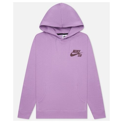 фото Худи nike sb icon essential po hoodie cw7064-589 (violet star-dark wine)