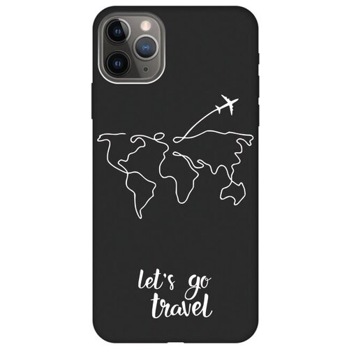 Силиконовый чехол Lets Go Trevel для iPhone 12 Pro Max / Айфон 12 Про Макс
