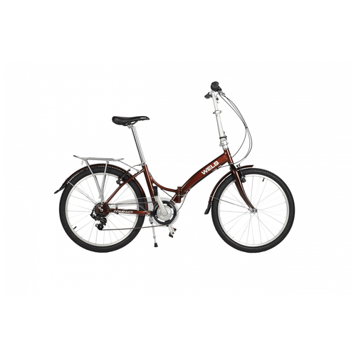 Складной велосипед WELS Compact 24-7 (7 ск., бронзовый, 2021/2022)