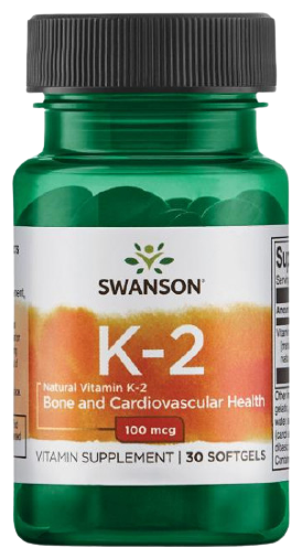 High Potency Natural Vitamin K2 30 капсул