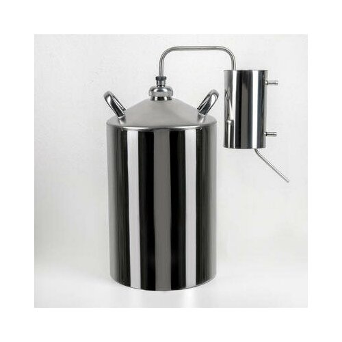 Дистиллятор Простой 12 л горло 40 мм ручки микс металлдерево 3566549 560000₽