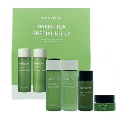       Innisfree Green Tea Special Kit EX 4 Item (25ml+25ml+10ml+15ml)