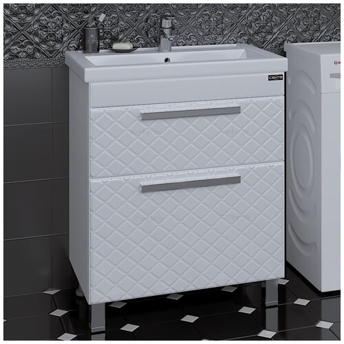 фото Тумба с раковиной санта калипсо 70