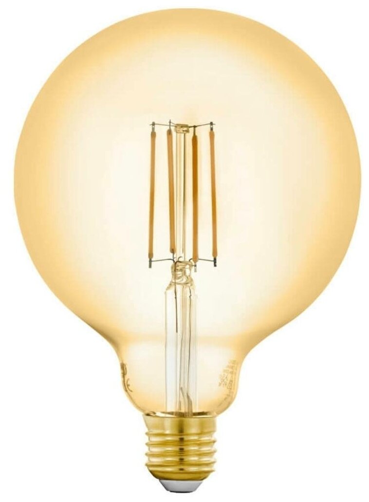 Лампа светодиодная. General декор GLDEN-G125S 10Вт 230В 2700К Е27 золотая - фотография № 1