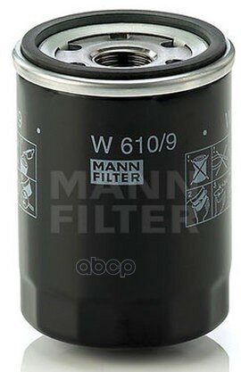Фильтр Масляный Mann-Filter W 610/9 MANN-FILTER арт. W6109
