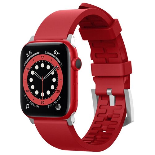 Elago для Apple Watch 38/40/41 mm ремешок Sport Rubber strap Red