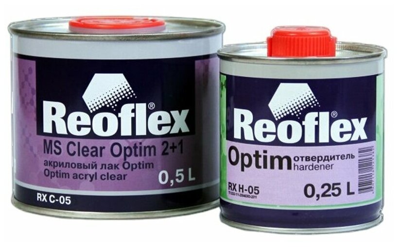 Лак REOFLEX MS Clear Optim 2+1 500 мл 250 мл