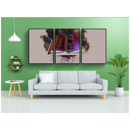 фото Набор модулных постеров для интерьера "библия, святой дух, иисус" 60x90 см. в тубусе, без рамки lotsprints