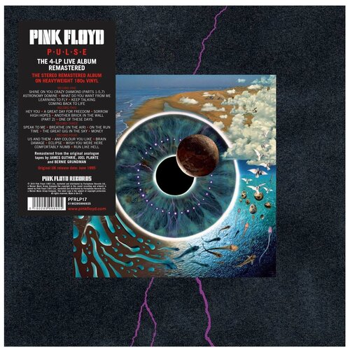 Виниловая пластинка Warner Music PINK FLOYD PULSE emi pink floyd the wall 2 виниловые пластинки