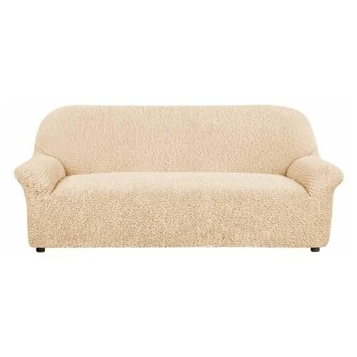 фото Чехол для мебели: чехол на 4-х местный диван микрофибра ваниль еврочехол