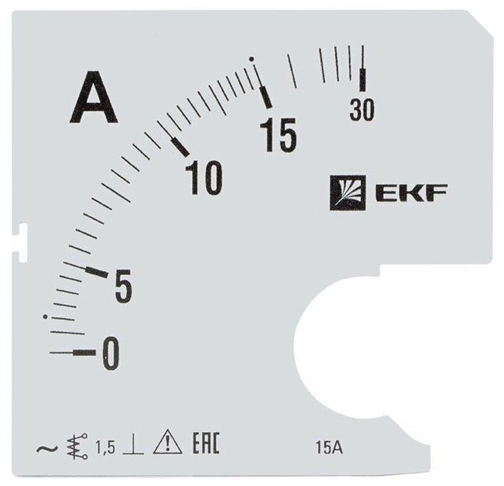 Шкала сменная для A961 15/5А-1.5 PROxima EKF s-a961-15 1шт