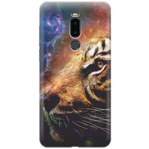 фото Gosso ультратонкий силиконовый чехол-накладка для meizu note 8 с принтом "космический тигр"