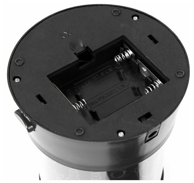 Ночник-проектор "Город" LED USB/от батареек черный 10,8х10,8х11,5 см - фотография № 3